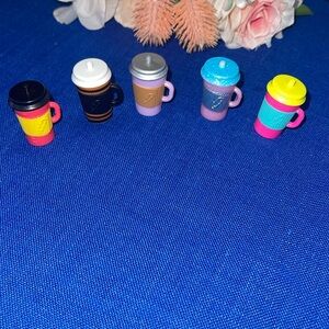 Lot (5) LOL SURPRISE Doll Random Accessories Drinking Cup Bottles Coffee Pretend